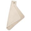 Beige XL badcape met abrikoosje - Goya hooded baby towel peach seashell